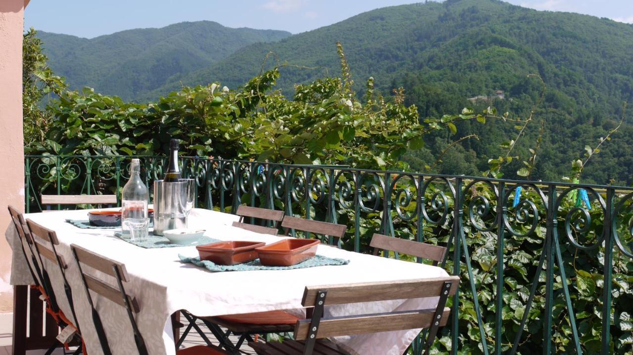 Vila Piscina Con Vista Bagni di Lucca Exteriér fotografie