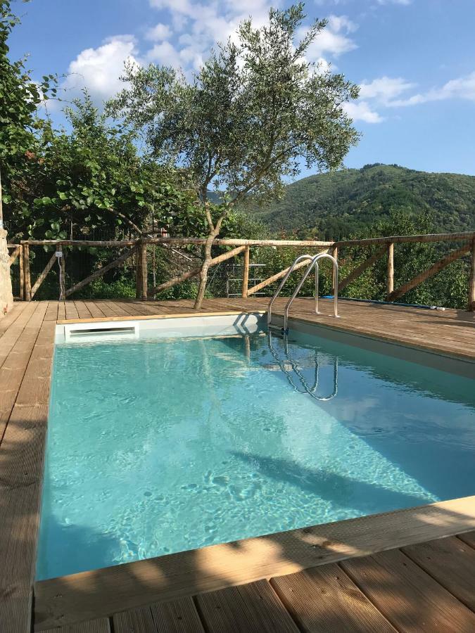 Vila Piscina Con Vista Bagni di Lucca Exteriér fotografie